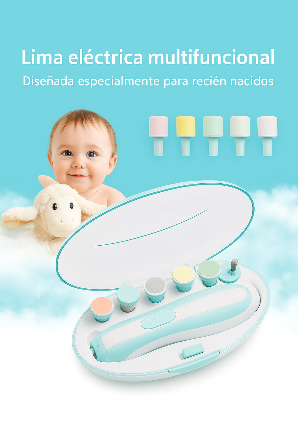 Cortauñas Eléctrico Bebé
